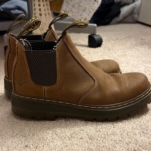 Dr. Martens Tan Leather Chelsea Boots